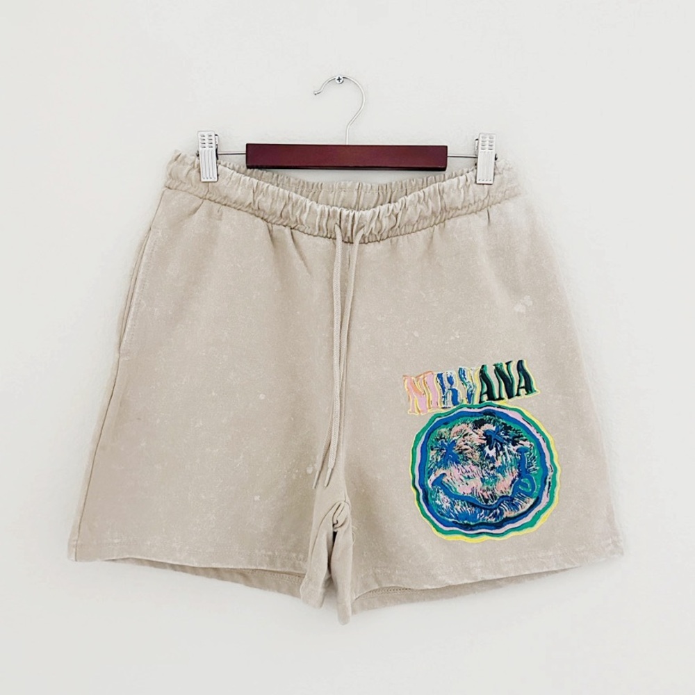 NEW Nirvana Tan Shorts